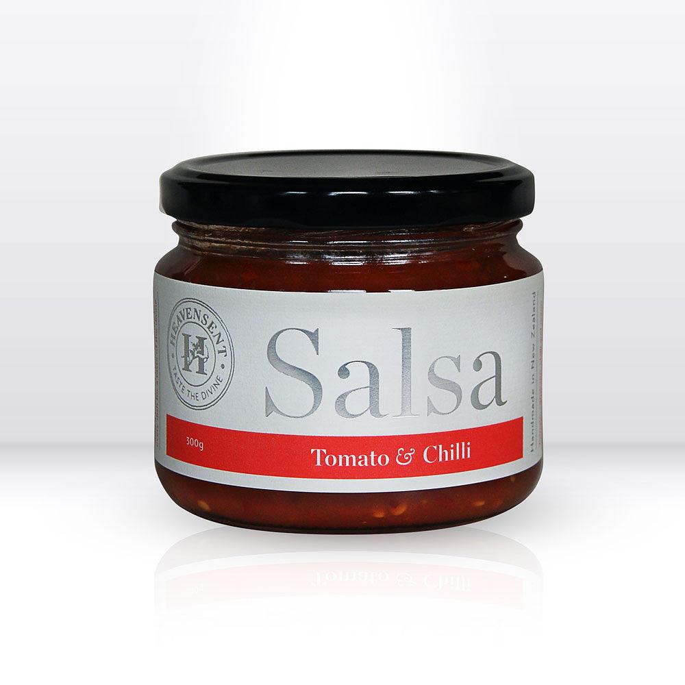 Tomato Salsa with Chilli Tomato Salsas & Pickles 300g Heavensent